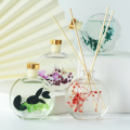 new design dried flower decorative essential oil reed diffuser